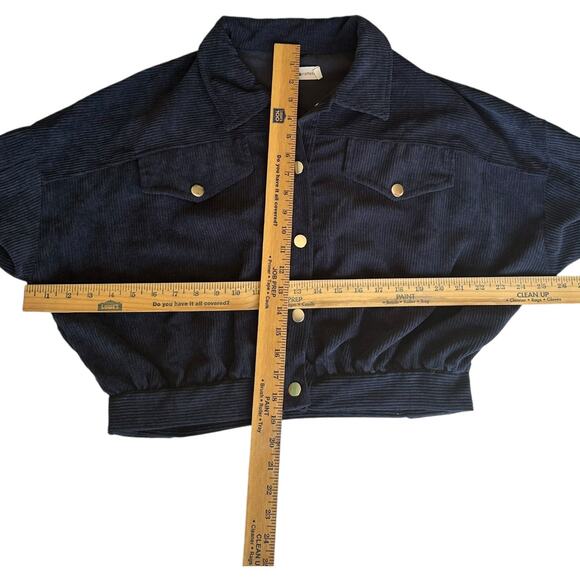 Womens Jacket Size Medium Navy Blue Corduroy Mid
Jacket - Picture 2 of 8